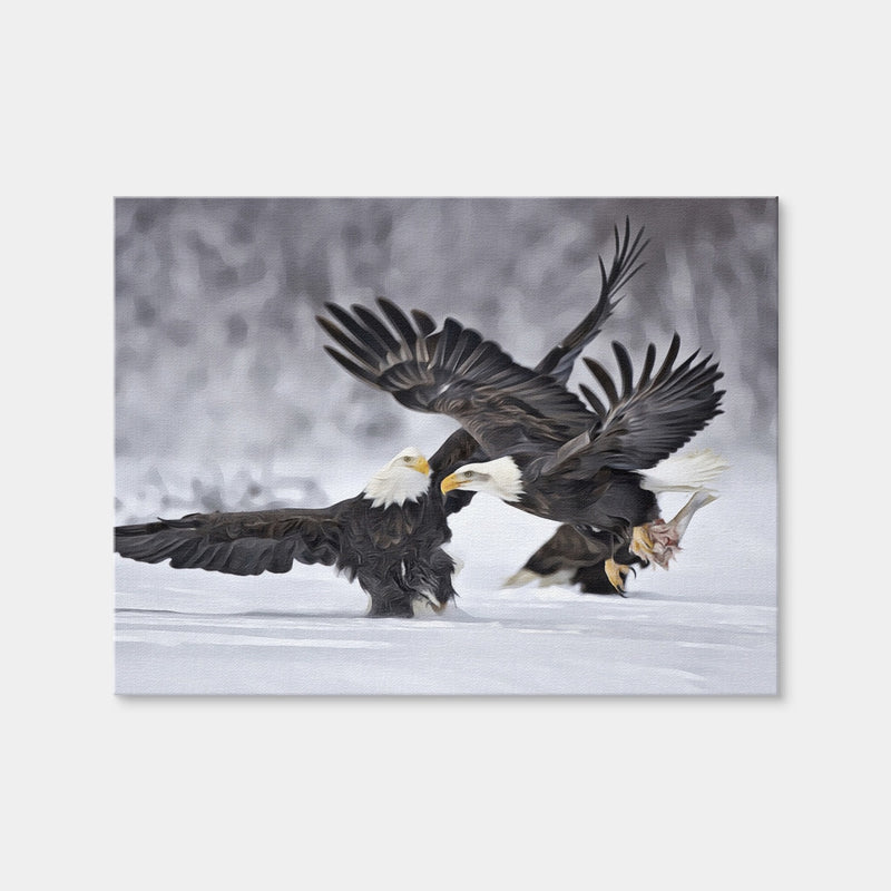 AUTO-MOCKUP WHITE | Bald Eagles | 1 Piece | Gallery Wrap Canvas | group=4x3