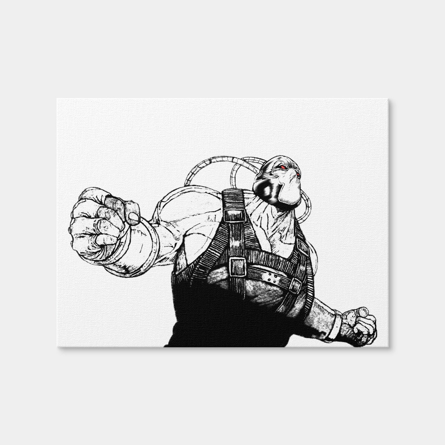AUTO-MOCKUP WHITE | Bane Sketch | 1 Piece | Gallery Wrap Canvas | group=4x3