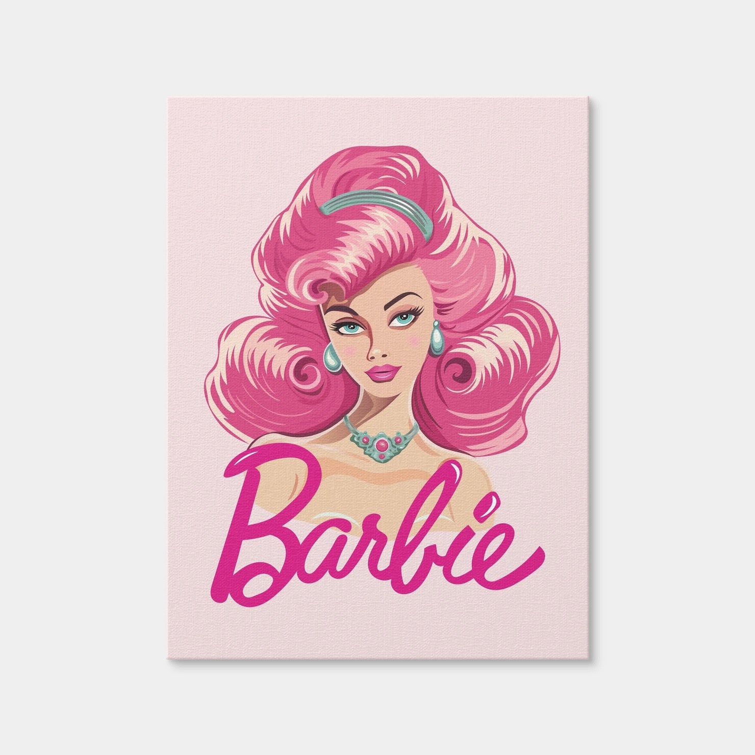 AUTO-MOCKUP WHITE | Barbie Portrait | 1 Piece | Gallery Wrap Canvas | group=3x4