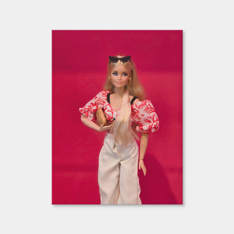 AUTO-MOCKUP WHITE | Barbie Red | 1 Piece | Gallery Wrap Canvas | group=3x4