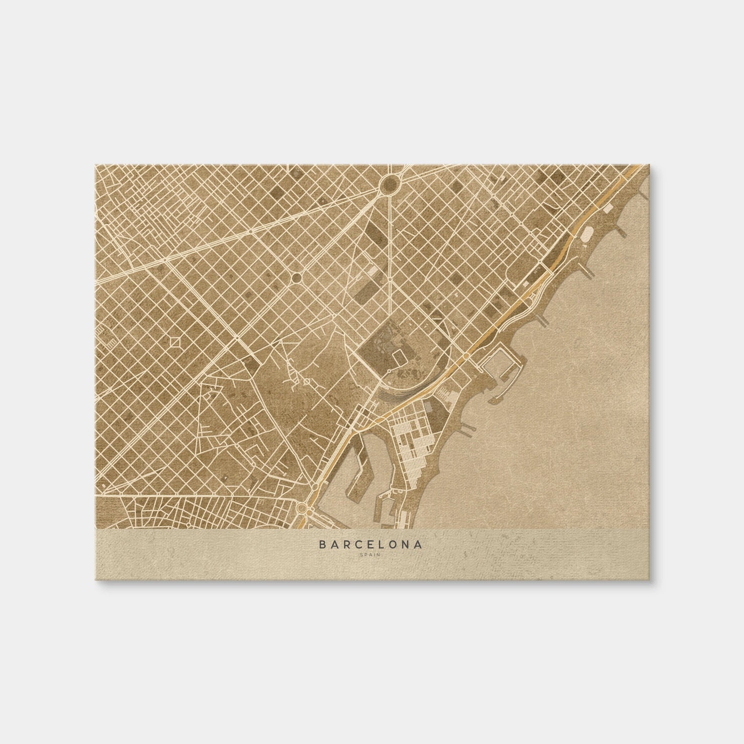 AUTO-MOCKUP WHITE | Barcelona | 1 Piece | Gallery Wrap Canvas | group=4x3
