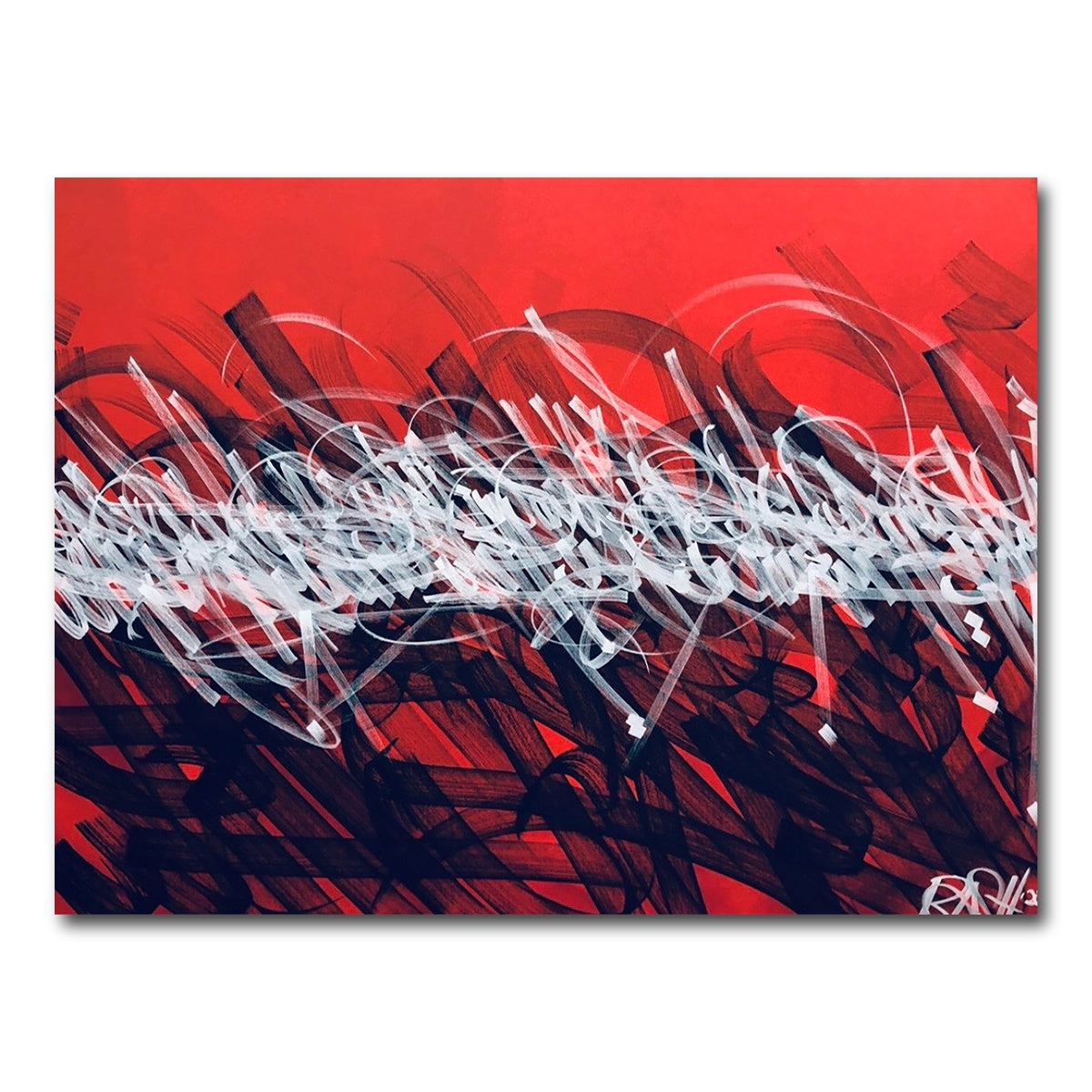 AUTO-MOCKUP WHITE | Bash Red | 1 Piece | Gallery Wrap Canvas | group=4x3