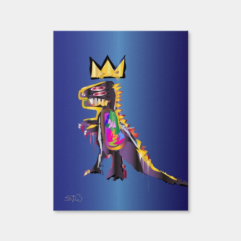 AUTO-MOCKUP WHITE | Basquiat Dinosaur | 1 Piece | Gallery Wrap Canvas | group=3x4
