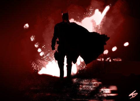 Bat Man's Vengeance Wall Art