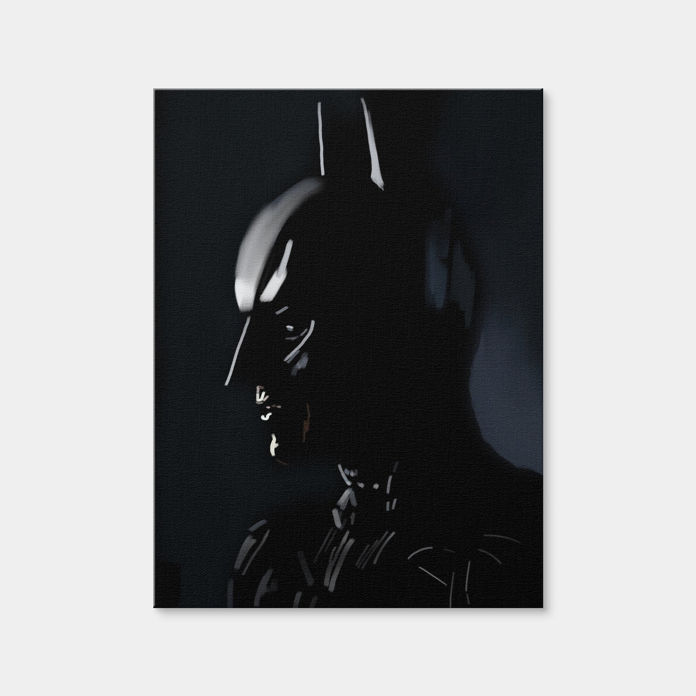 AUTO-MOCKUP WHITE | Batman In Silhouette | 1 Piece | Gallery Wrap Canvas | group=3x4