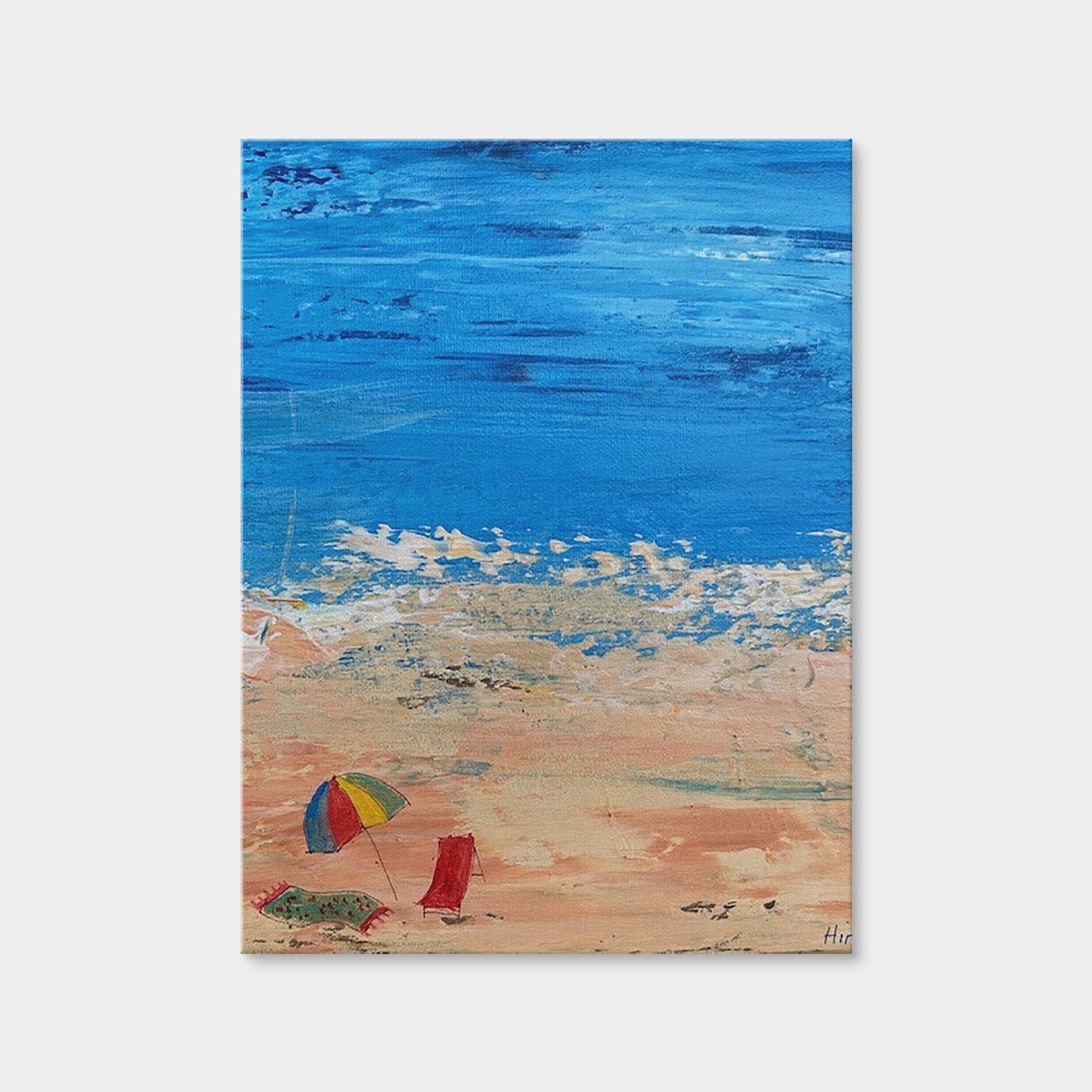 AUTO-MOCKUP WHITE | Beach Day 2 | 1 Piece | Gallery Wrap Canvas | group=3x4