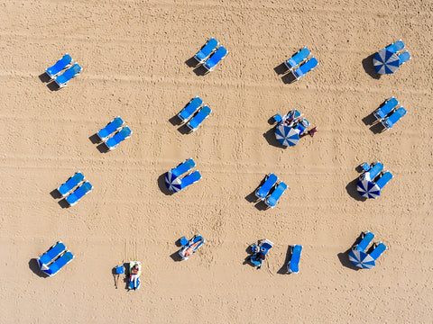 Beach Goers Wall Art