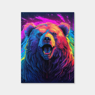 AUTO-MOCKUP WHITE | Bear Art | 1 Piece | Gallery Wrap Canvas | group=3x4