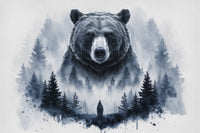 Bear Forest Wall Art
