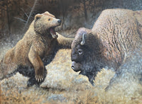 Bear and Buffalo Wall Art