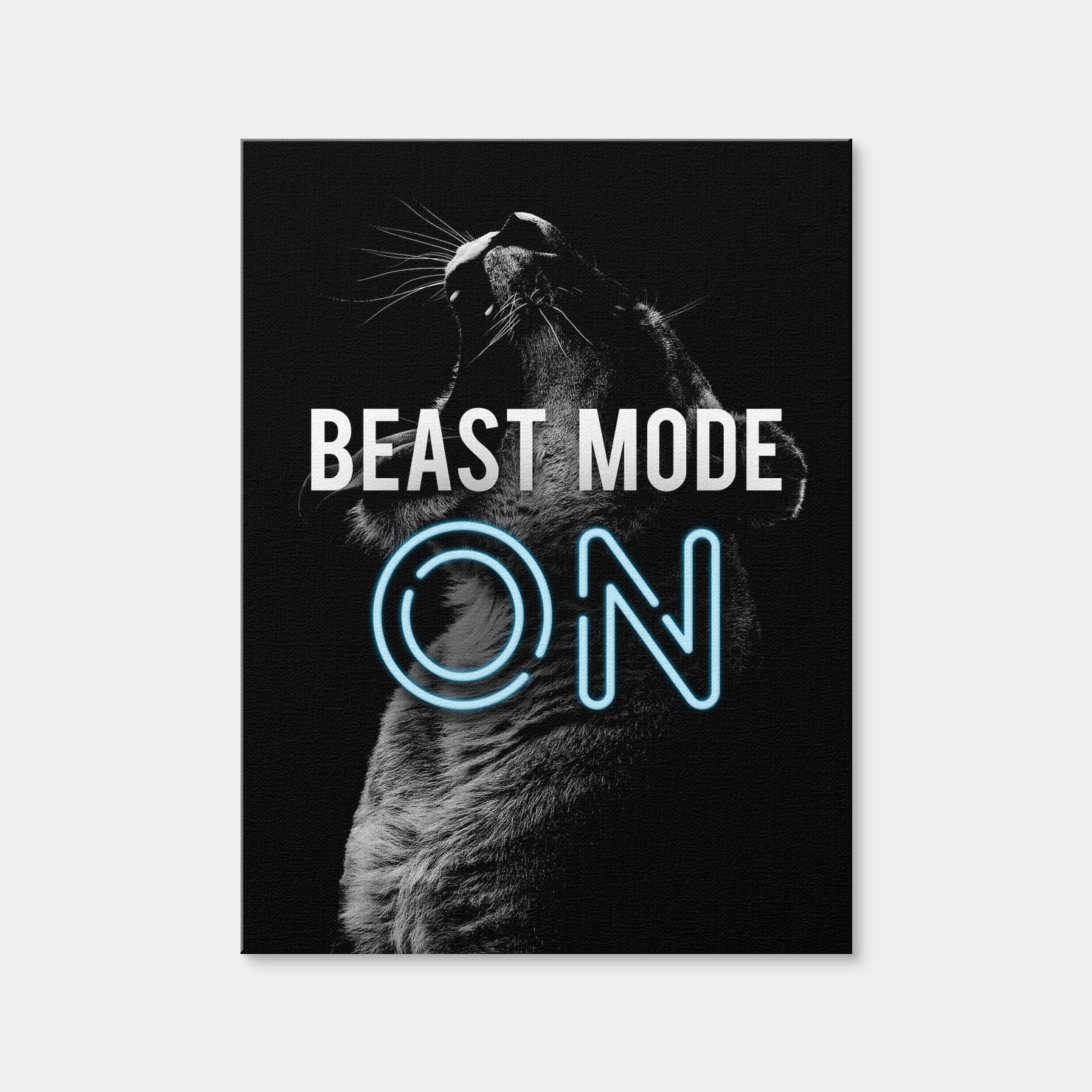 AUTO-MOCKUP WHITE | Beast Mode | 1 Piece | Gallery Wrap Canvas | group=3x4