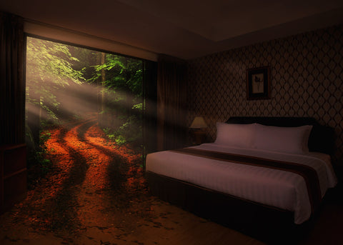 Bedroom in the Forest Wall Art