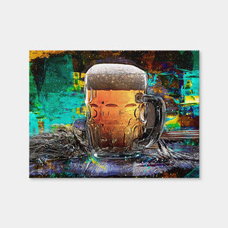 AUTO-MOCKUP WHITE | Beer Me Abstract | 1 Piece | Gallery Wrap Canvas | group=4x3