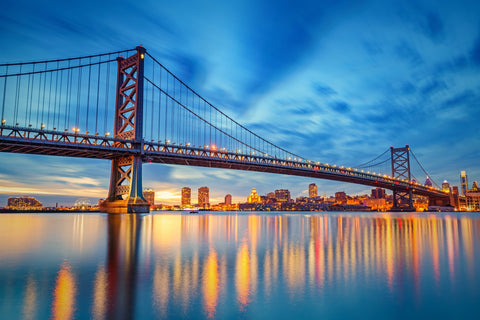 Ben Franklin Bridge Wall Art
