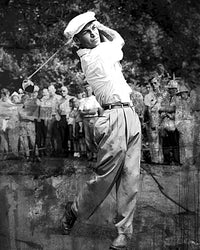Ben Hogan Grayscale Wall Art