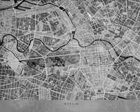 Berlin Map 2 Wall Art