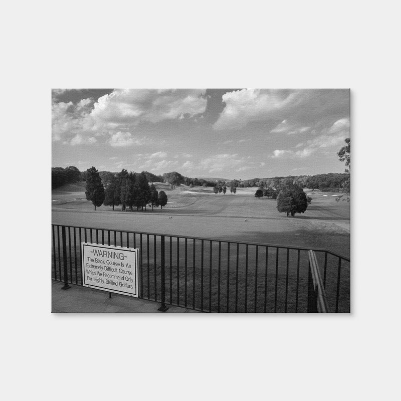 AUTO-MOCKUP WHITE | Bethpage Black Grayscale | 1 Piece | Gallery Wrap Canvas | group=4x3