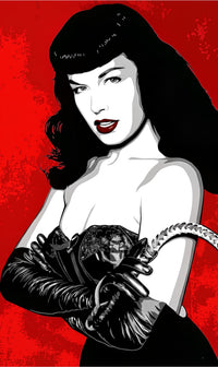 Bettie Page Wall Art