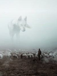 Big Wolf Wall Art