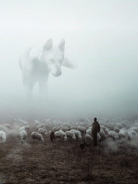 Big Wolf Wall Art