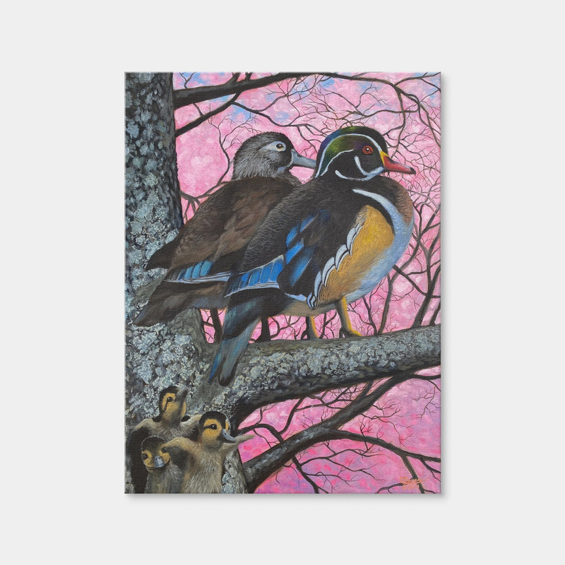 AUTO-MOCKUP WHITE | Bird Family | 1 Piece | Gallery Wrap Canvas | group=3x4