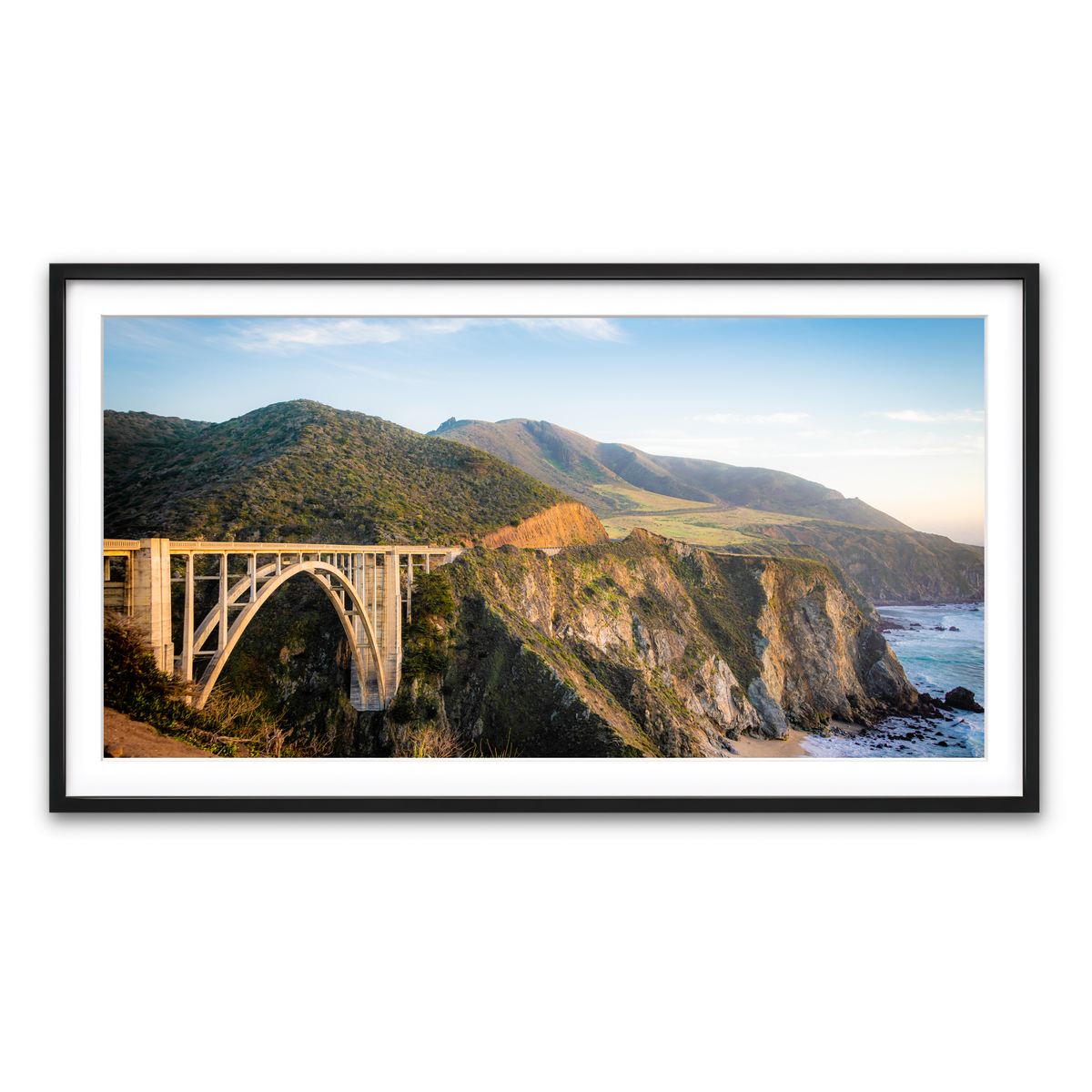 Framed Print 2x1 Black