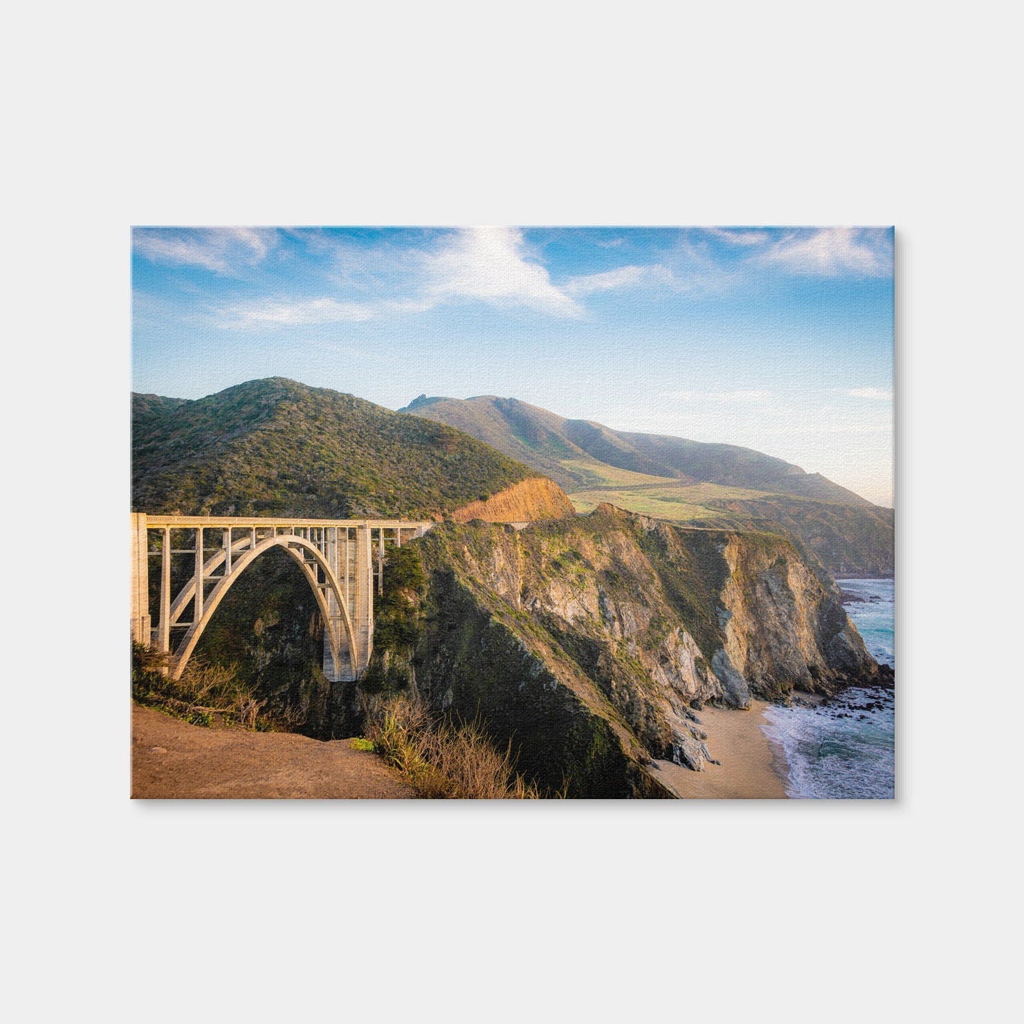 AUTO-MOCKUP WHITE | Bixby Bridge | 1 Piece | Gallery Wrap Canvas | group=4x3
