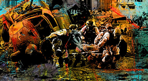 Black Hawk Down Wall Art