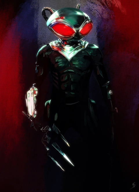 Black Manta Wall Art