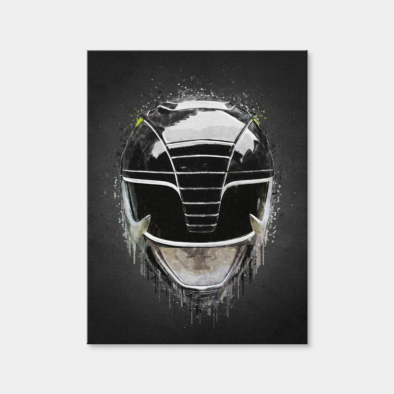AUTO-MOCKUP WHITE | Black Ranger Portrait | 1 Piece | Gallery Wrap Canvas | group=3x4