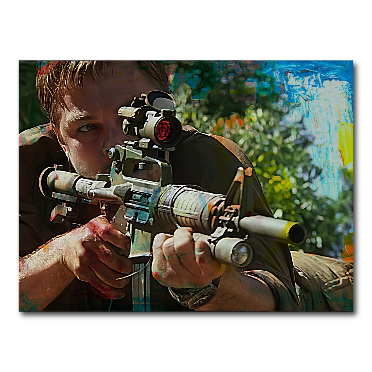 AUTO-MOCKUP WHITE | Blood Diamond | 1 Piece | Gallery Wrap Canvas | group=4x3