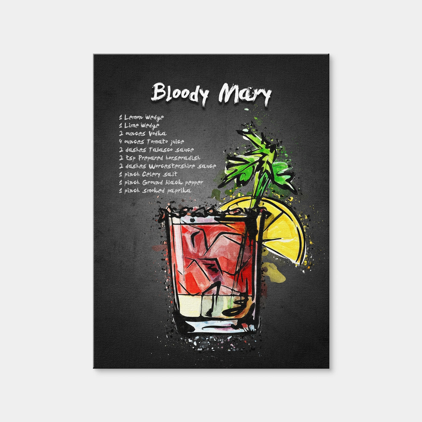 AUTO-MOCKUP WHITE | Bloody Mary | 1 Piece | Gallery Wrap Canvas | group=3x4