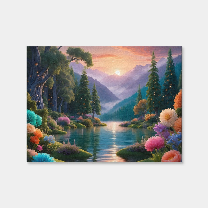 AUTO-MOCKUP WHITE | Blooming Meadow | 1 Piece | Gallery Wrap Canvas | group=4x3
