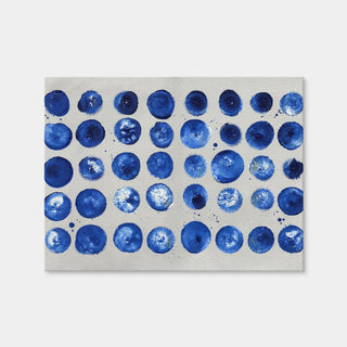 AUTO-MOCKUP WHITE | Blue Circles | 1 Piece | Gallery Wrap Canvas | group=4x3