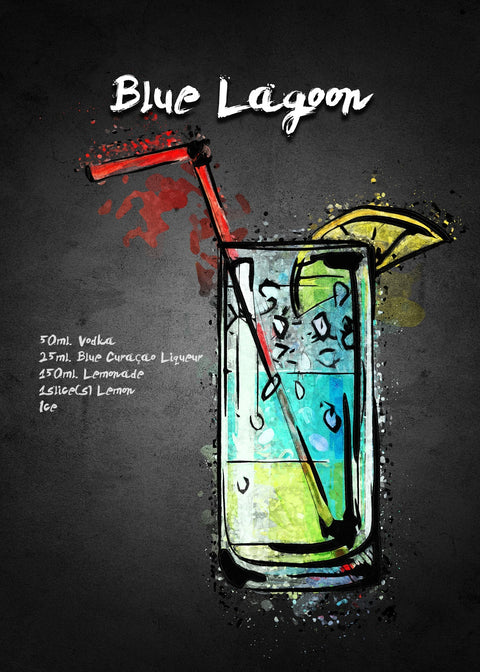 Blue Lagoon Wall Art
