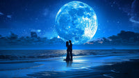 Blue Moon Wall Art