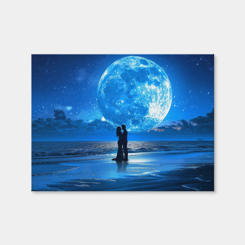 AUTO-MOCKUP WHITE | Blue Moon | 1 Piece | Gallery Wrap Canvas | group=4x3