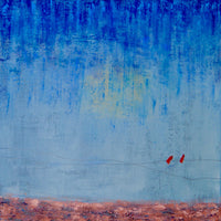 Blue Rain Wall Art
