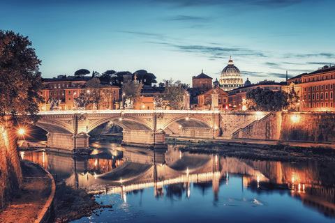 Blue Rome Wall Art