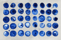 Blue circles Wall Art