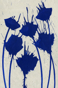 Blue flowers Wall Art