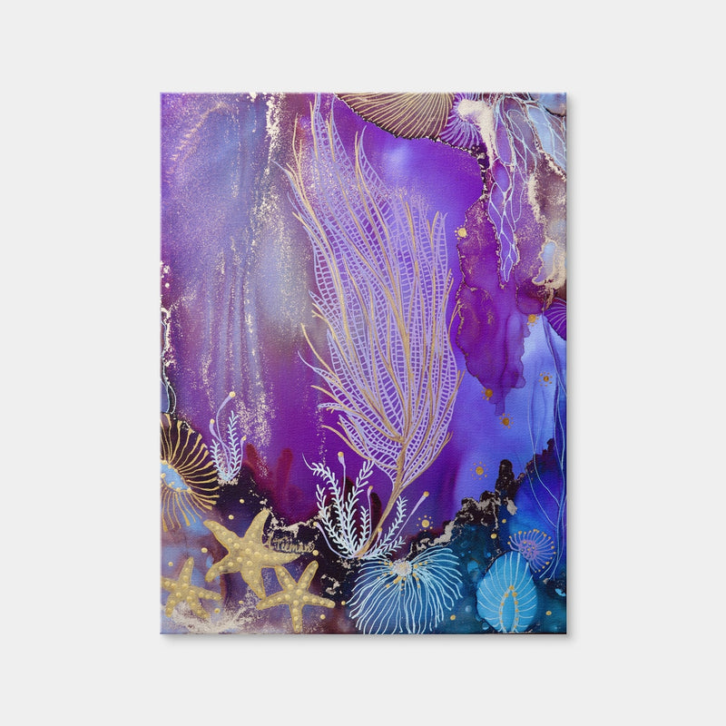 AUTO-MOCKUP WHITE | Blushing Reef | 1 Piece | Gallery Wrap Canvas | group=3x4
