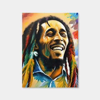 AUTO-MOCKUP WHITE | Bob Marley Colorful | 1 Piece | Gallery Wrap Canvas | group=3x4