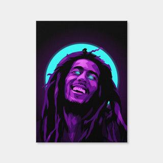 AUTO-MOCKUP WHITE | Bob Marley Halo | 1 Piece | Gallery Wrap Canvas | group=3x4