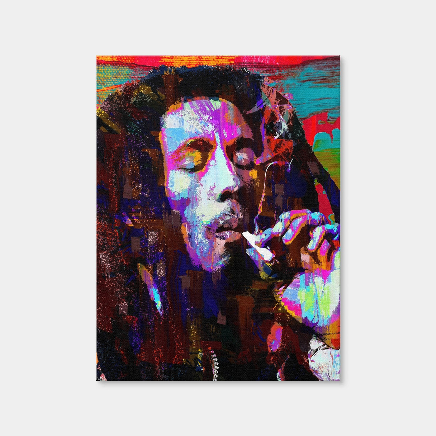 AUTO-MOCKUP WHITE | Bob Marley Joint | 1 Piece | Gallery Wrap Canvas | group=3x4