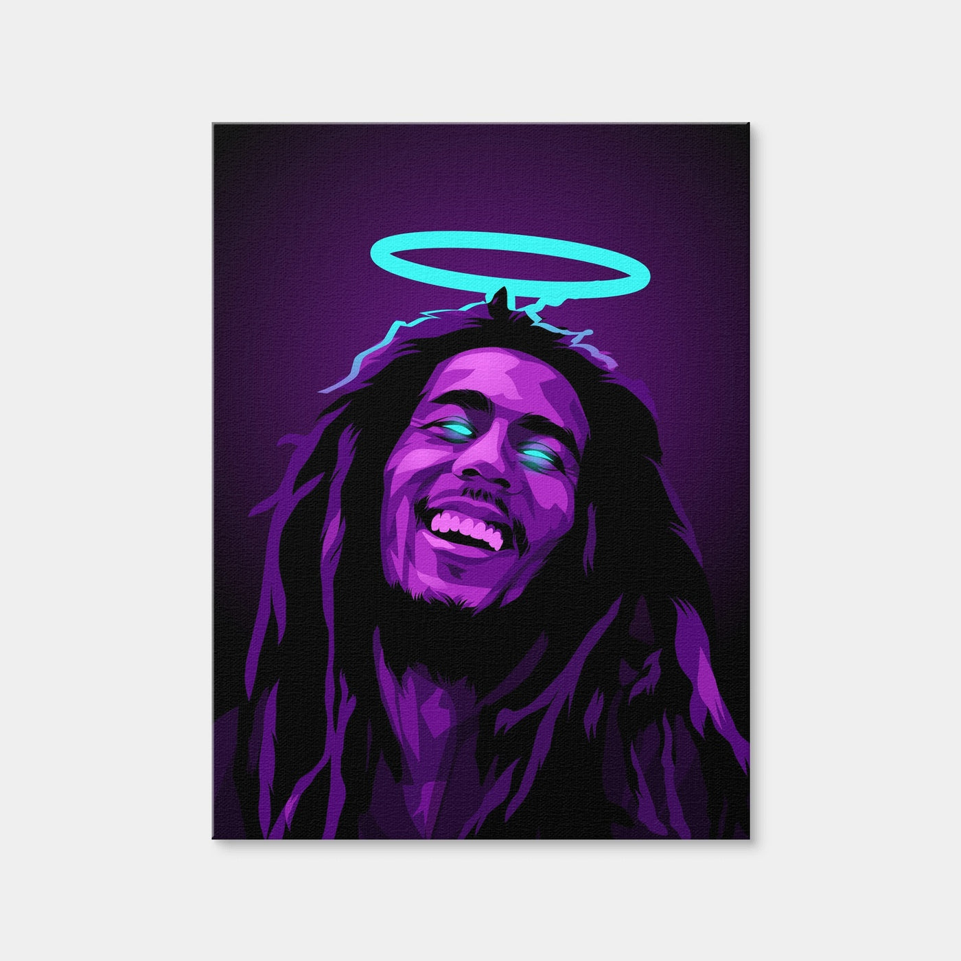 AUTO-MOCKUP WHITE | Bob marley RIP | 1 Piece | Gallery Wrap Canvas | group=3x4