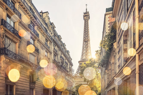 Bokeh In Paris Wall Art
