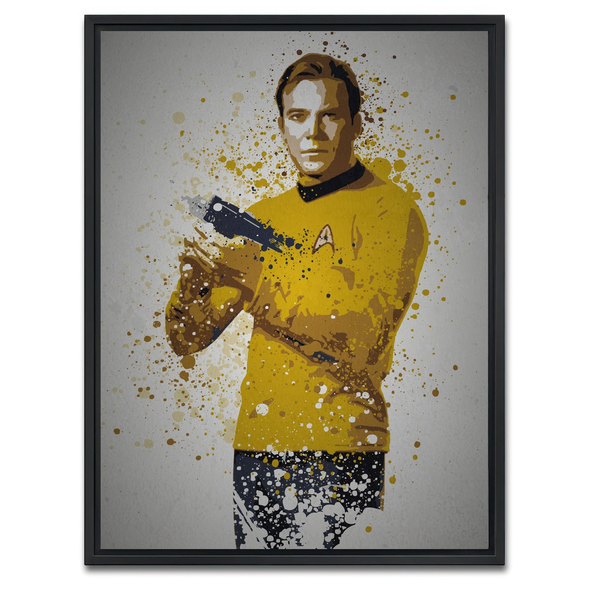 AUTO-MOCKUP WHITE | Boldly Go | 1 Piece | Black Framed Canvas | group=3x4