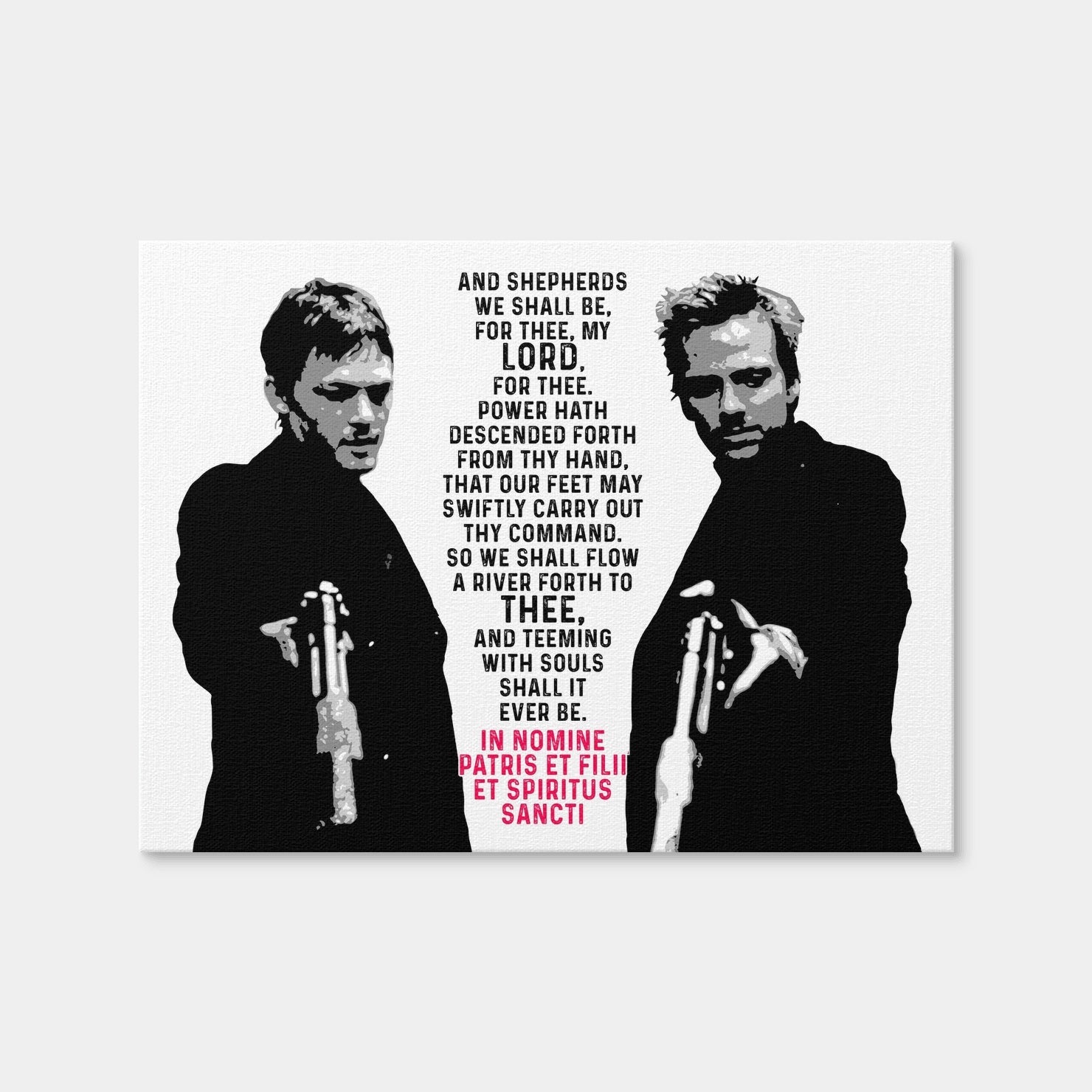 AUTO-MOCKUP WHITE | Boondock Saints | 1 Piece | Gallery Wrap Canvas | group=4x3