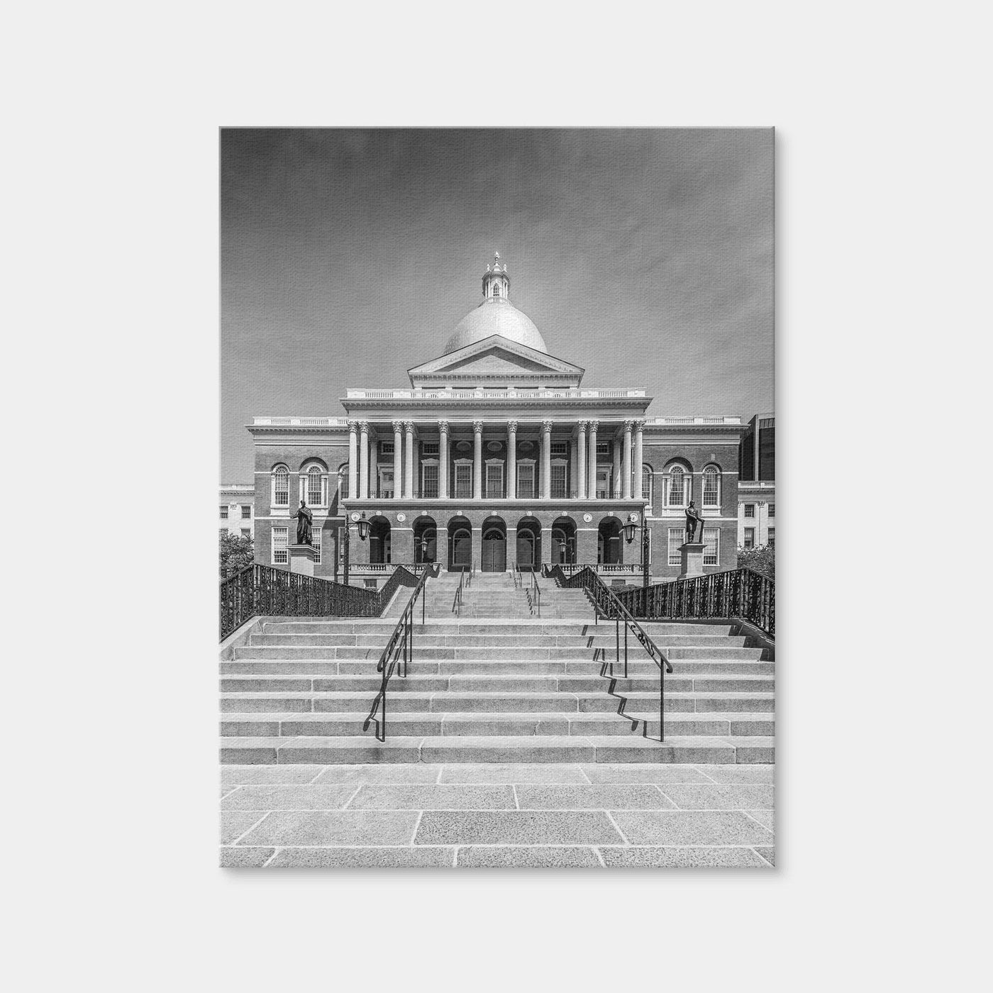 AUTO-MOCKUP WHITE | Boston Massachusetts State House | 1 Piece | Gallery Wrap Canvas | group=3x4